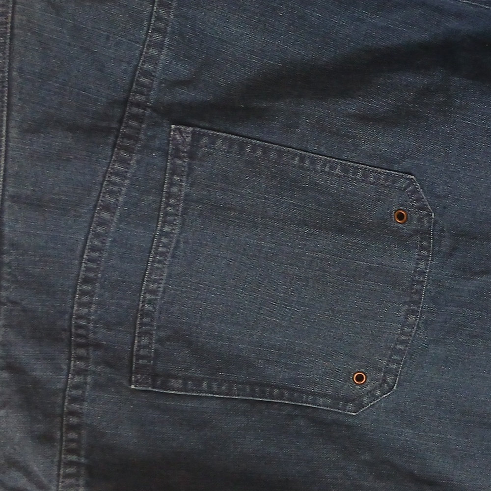 Vintage Lauren Ralph Lauren Women's Blue Cargo Jean Shorts 22W 100% Cotton. - Picture 7 of 8